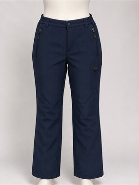 33,000 Feet Ski Snow Pants Size 8 Short Navy Fleece Lined Water Resistant Winter